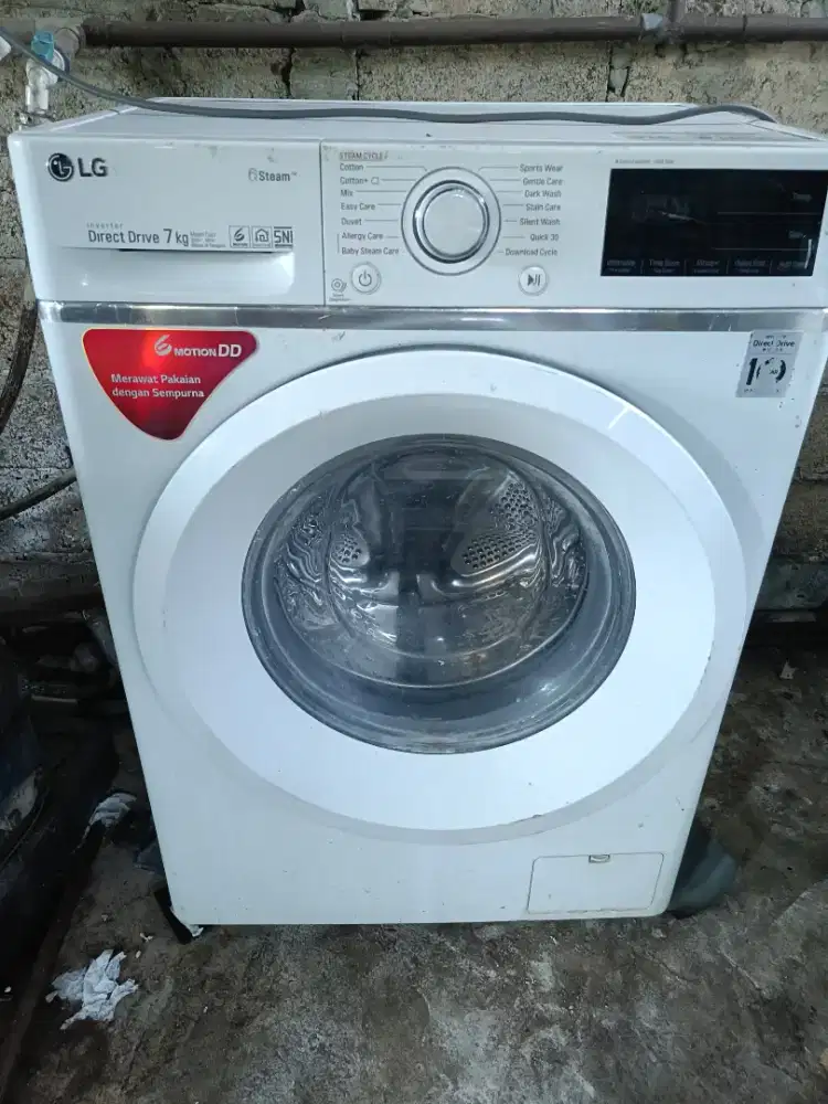 MESIN CUCI LG front loading 7kg