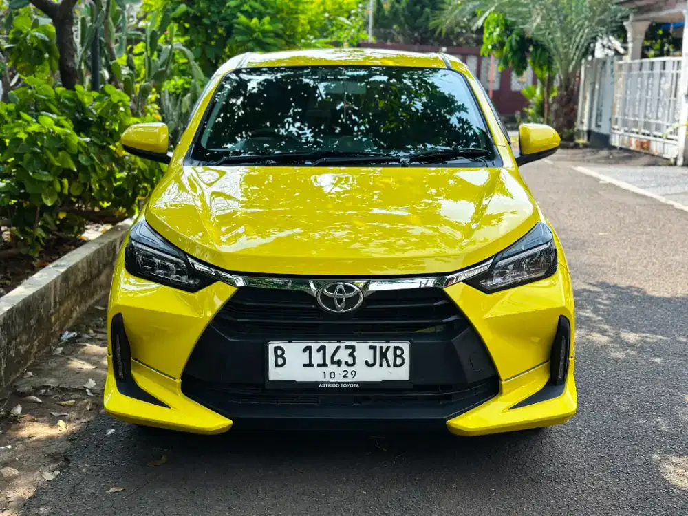 Agya G 1.2 Stylix Cvt 2024 Kuning DP 8jt Free Dashcam