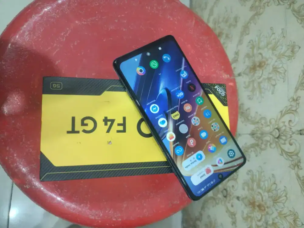 Poco F4 GT ram 12+4/256 mlus 5G normal semua nya lengkap