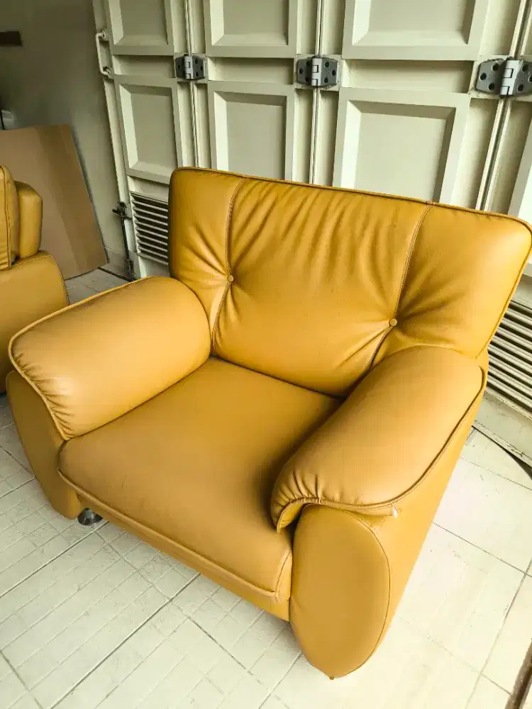 Sofa Synthetic Leather 1 dan 2 seater