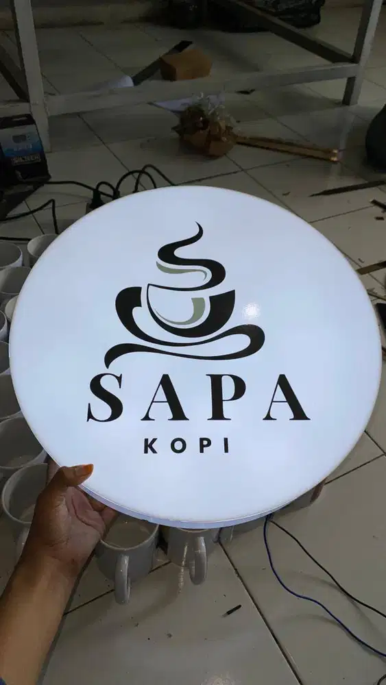 Neon Box Full Akrilik 1 Sisi Murah