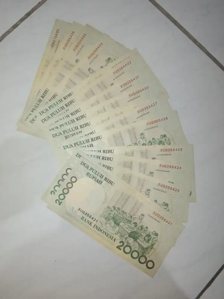 Uang lama 100 ribu & 20 ribu