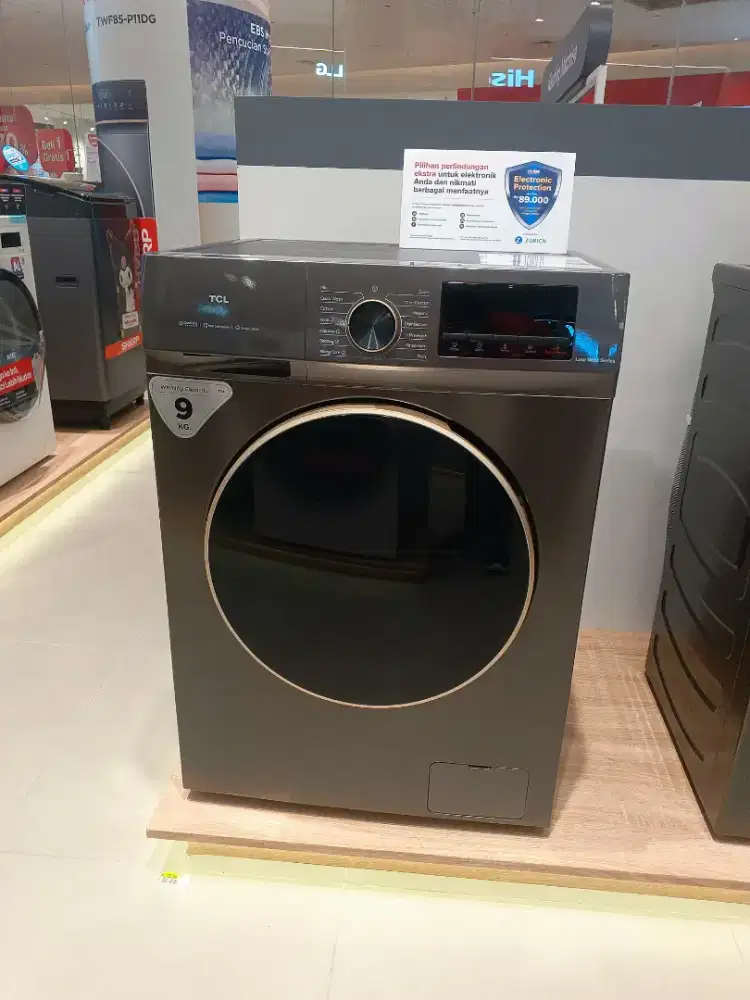 FAVORIT Mesin Cuci TCL TWF95-P11DG 9KG | Bisa Cicilan Bunga 0%
