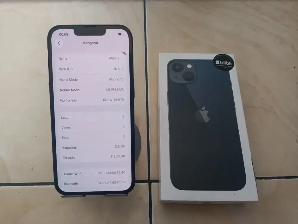 Iphone 13 128gb ibox