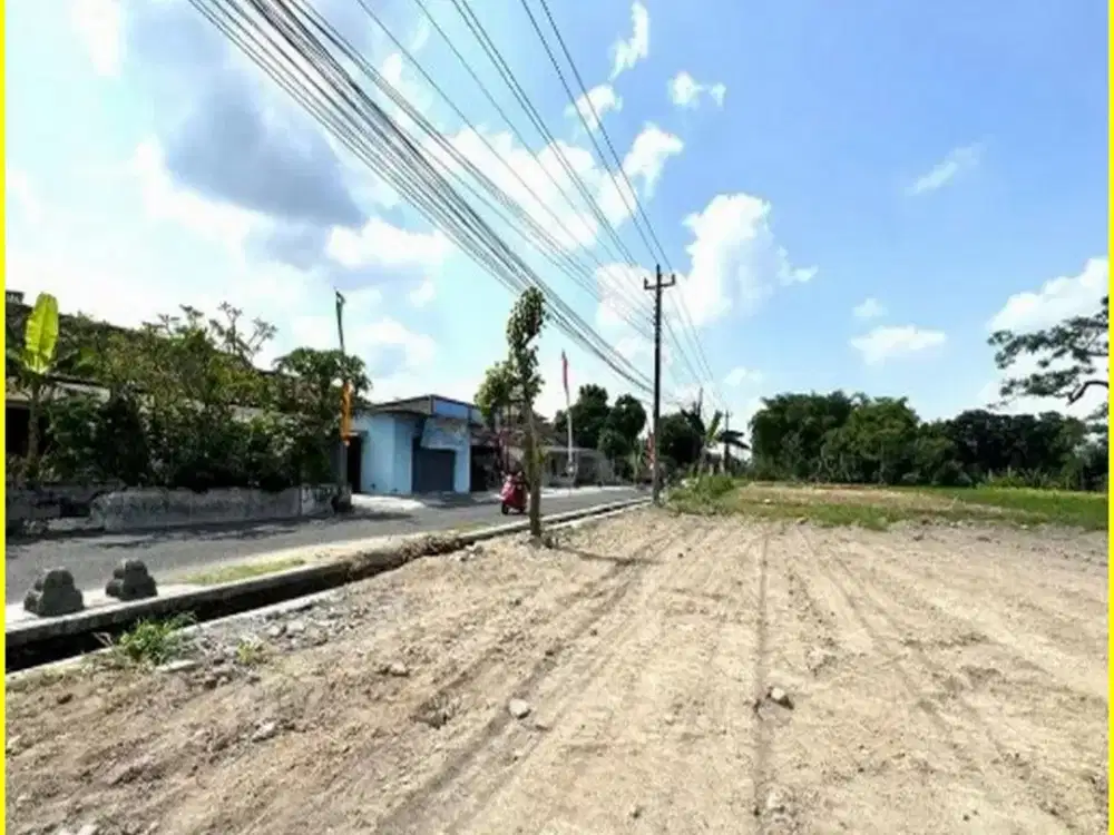 Dekat Candi Sambisari Dijual Tanah Jogja di Jl. Raya Sambiroto
