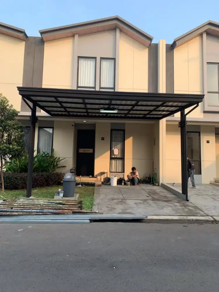pemasangan kanopi minimalis