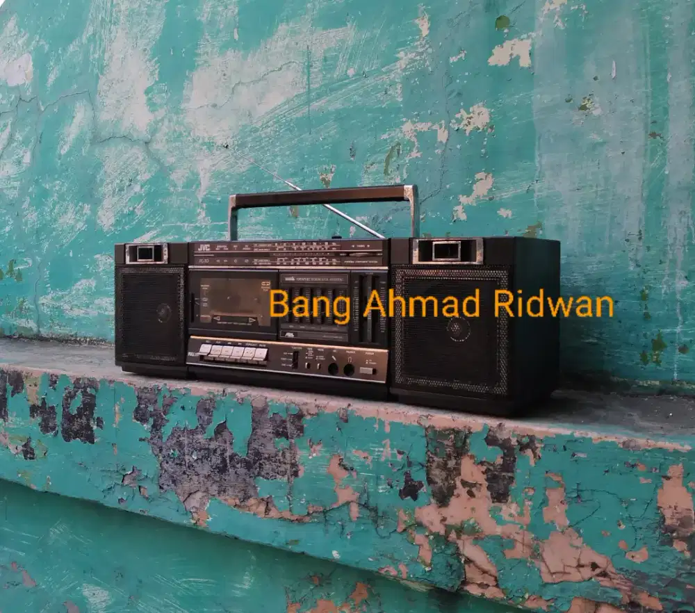 JVC tape compo kaset pita radio FM AM antik jadul kuno boombox tua