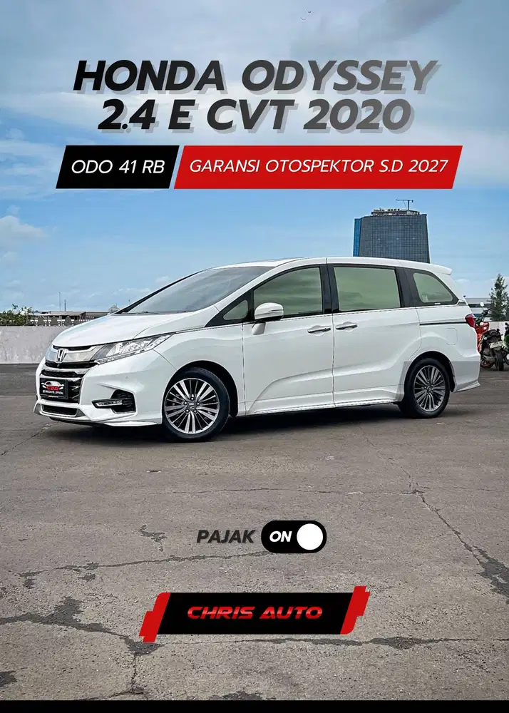 LOWODO, 7 SEATER HONDA ODYSSEY 2.4 E CVT (2020)
