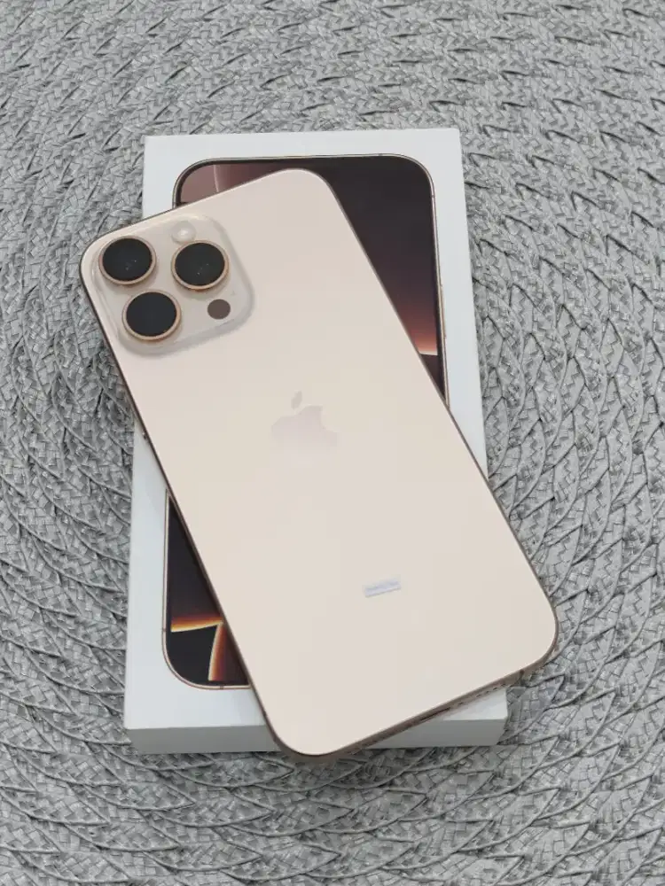 IPhone 16 Pro Max 256 Gb Dessert Titanium Garansi Resmi iBox Aktif