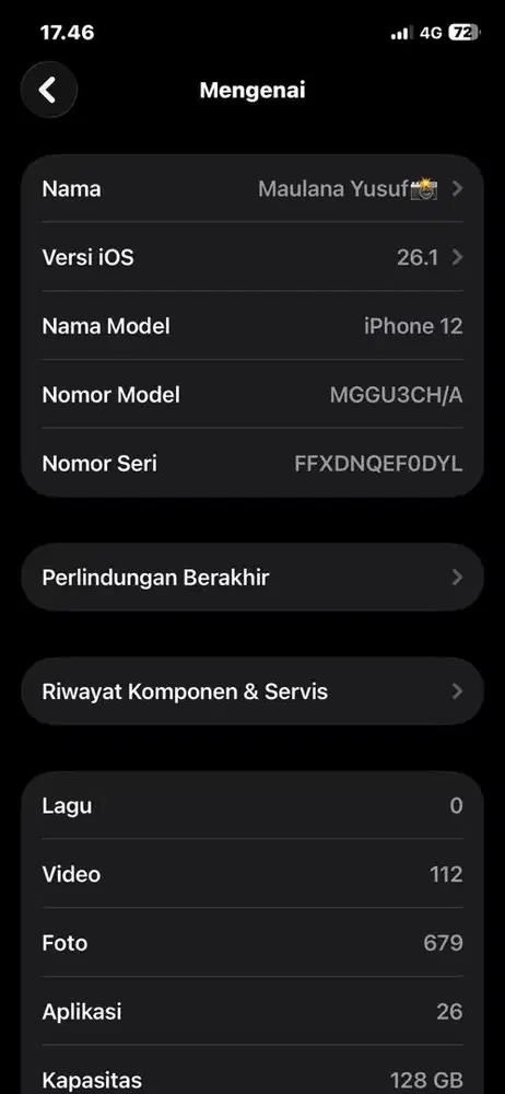 Iphone 12 128 inter