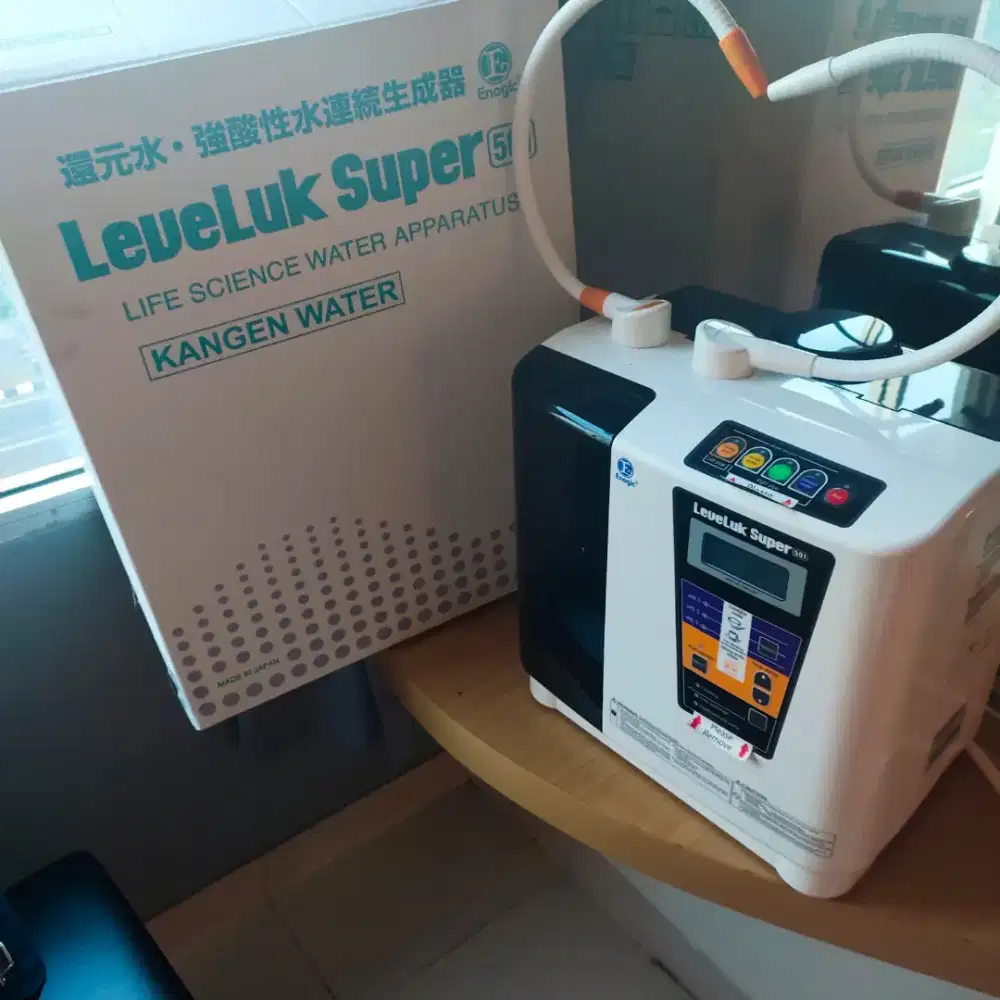 Mesin kangen water Laveluk Super501 second mulus free pompa 12plat