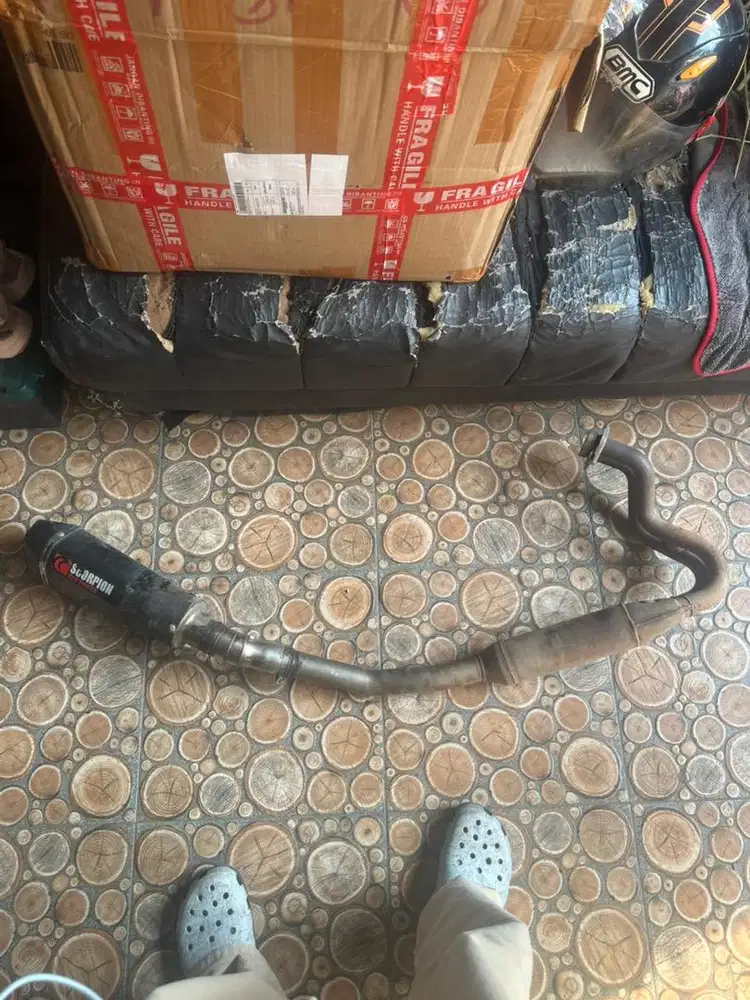 Knalpot ninja 250 cc bekas,jual murah aja