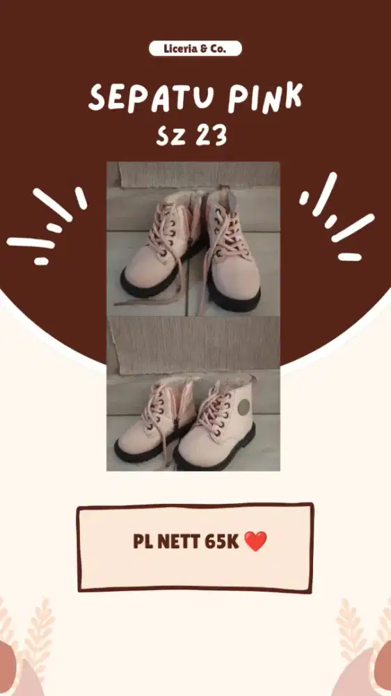 pl sepatu girl mehong