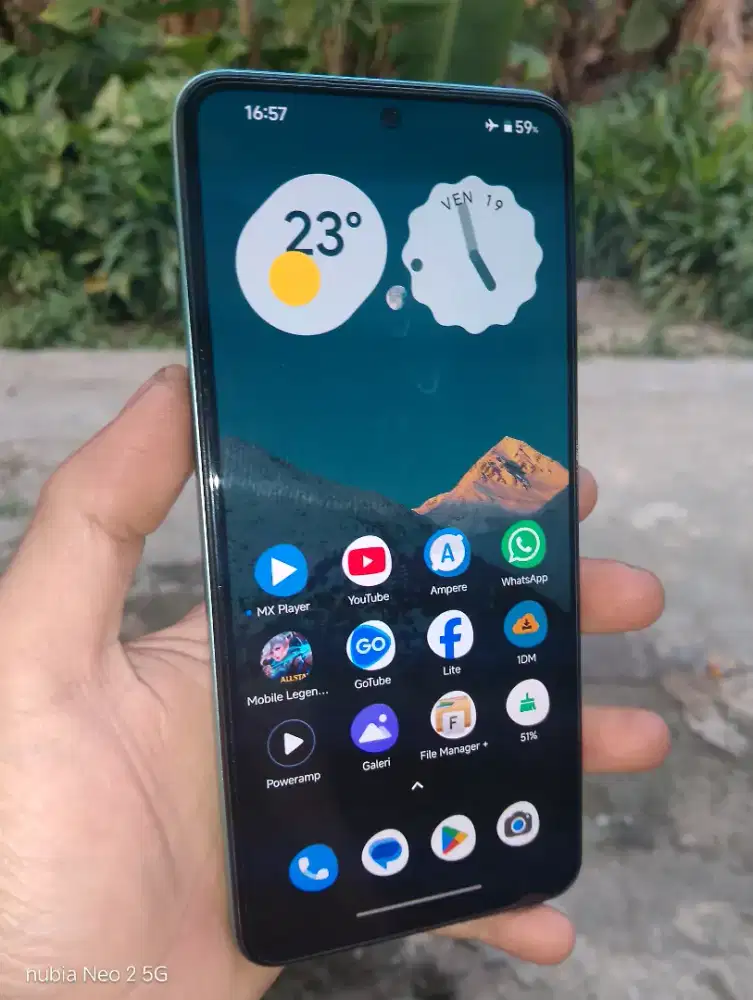 Redmi Note 12 4G 6/128gb hp+ charger ori 33watt