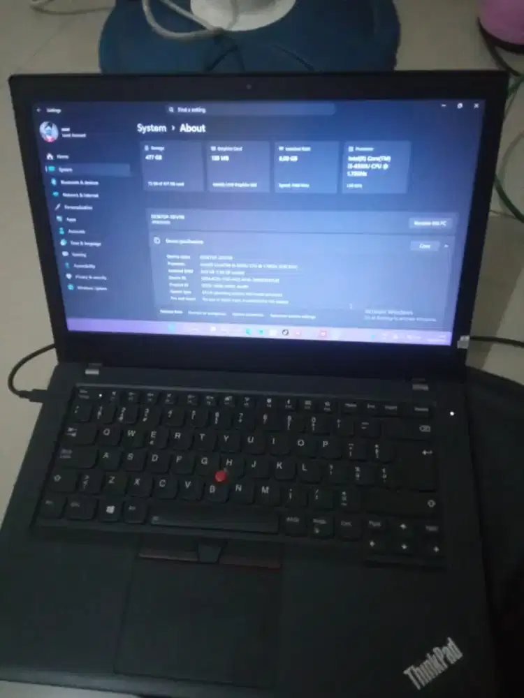 Laptop Lenovo thinkpad