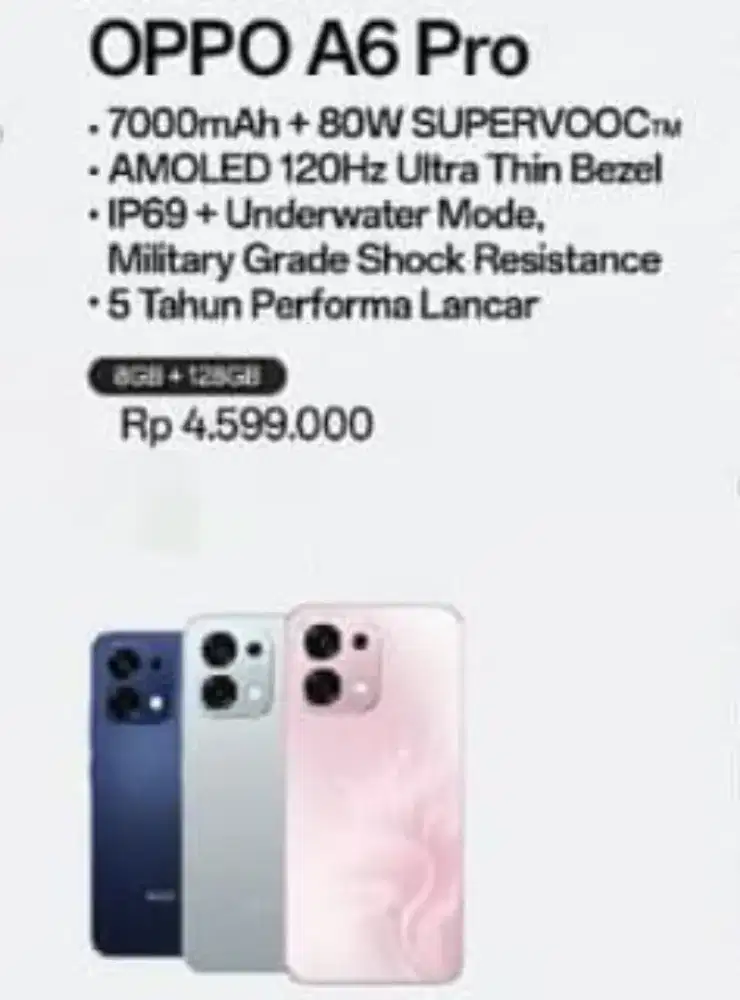 OPPO A6 PRO 4G 8/128GB