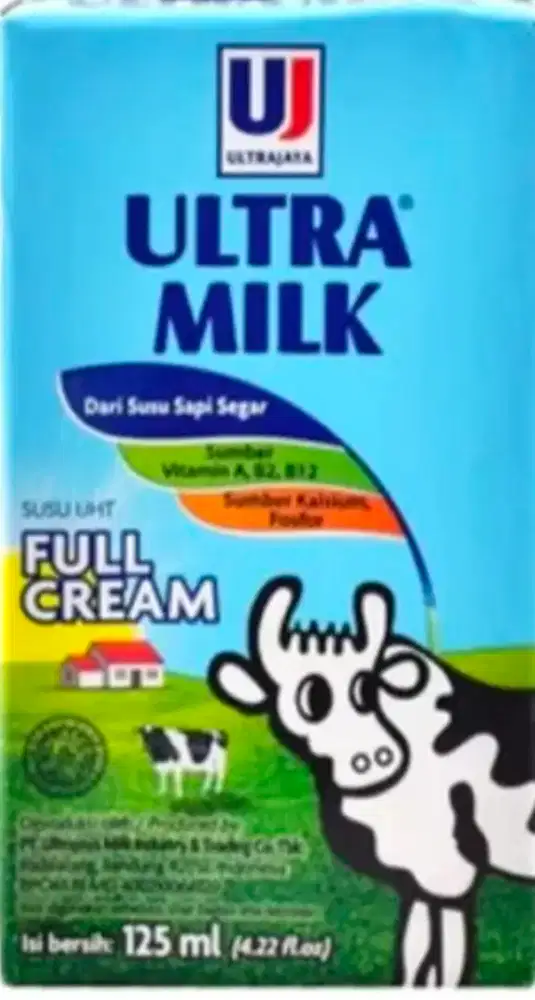 Ultra milk plain 125 ml