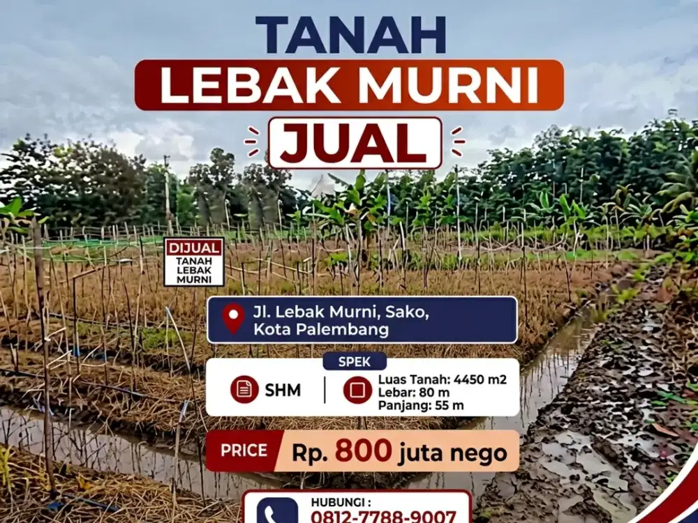 Dijual Tanah