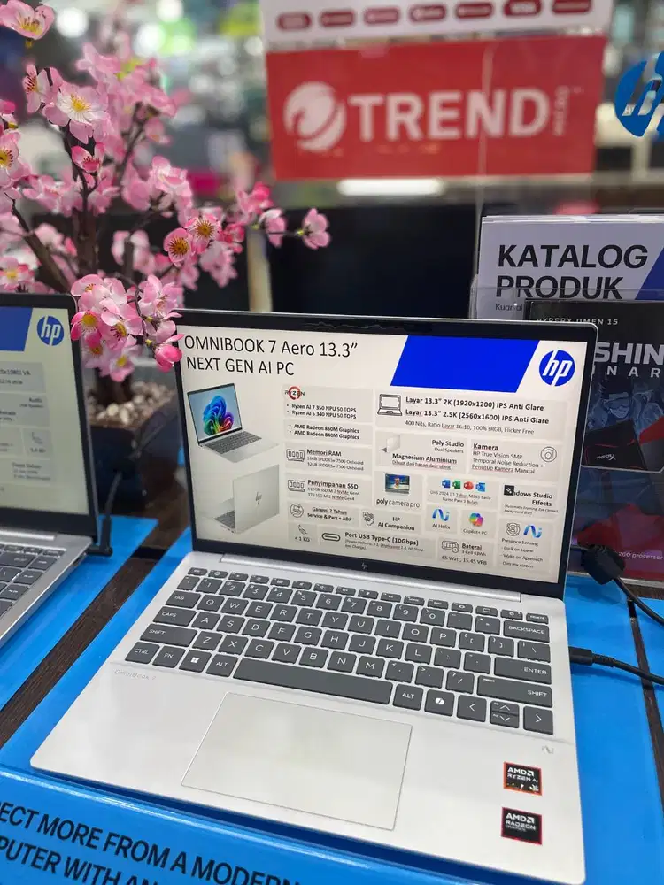 HP OmniBook 7 Aero 13 BG1666AU / BG1667AU AMD Ryzen AI 5 340 16GB SSD