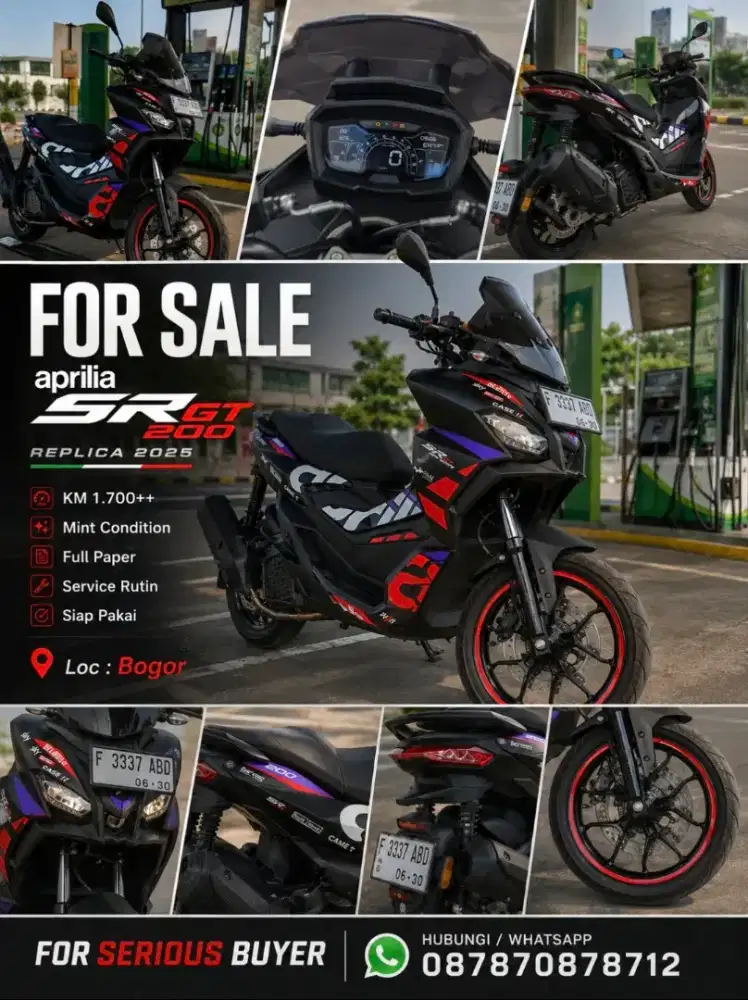APRILIA SRGT 200 REPLICA 2025