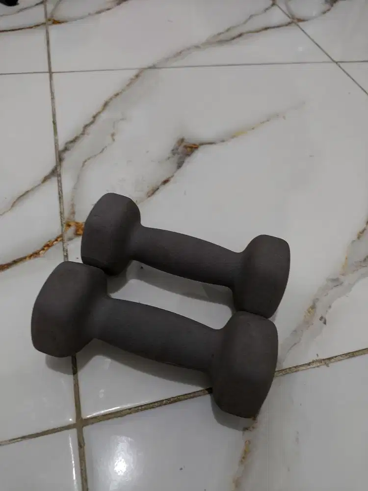 TrailTop Dumbell Barbel 2kg Sepasang & Matras Olahraga NBR YOGA MATRAS