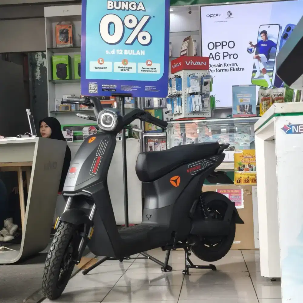 Promo kredit murah sepeda listrik YADEA VEKO bisa free 2X angsuran