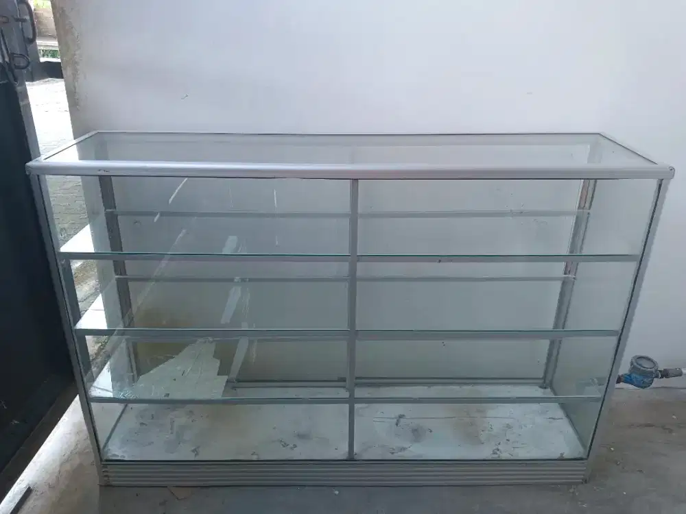 Jual Etalase Kaca Bekas Pakai Warung