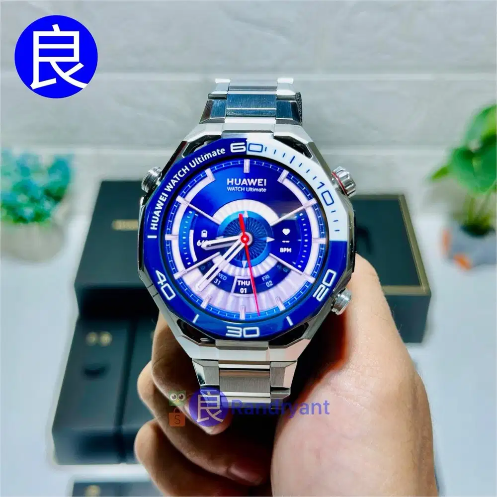 Huawei Watch Ultimate 2 Blue Garansi Resmi Indo Fullset Ori Mulus