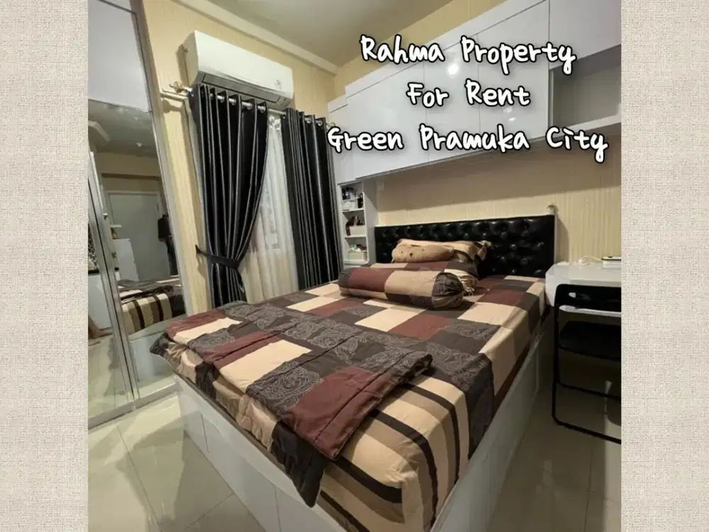 Harga Sewa 3Bln Free Ipl Studio Interior Cantik Tower Nerine Green Pramuka City