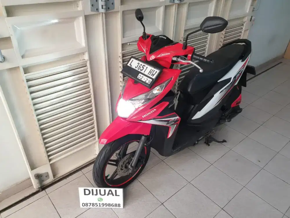 Km11rb BEAT ECO ISS TerTINGGI Th19 (L) STNK BARU + BAN BARU SiapPakai