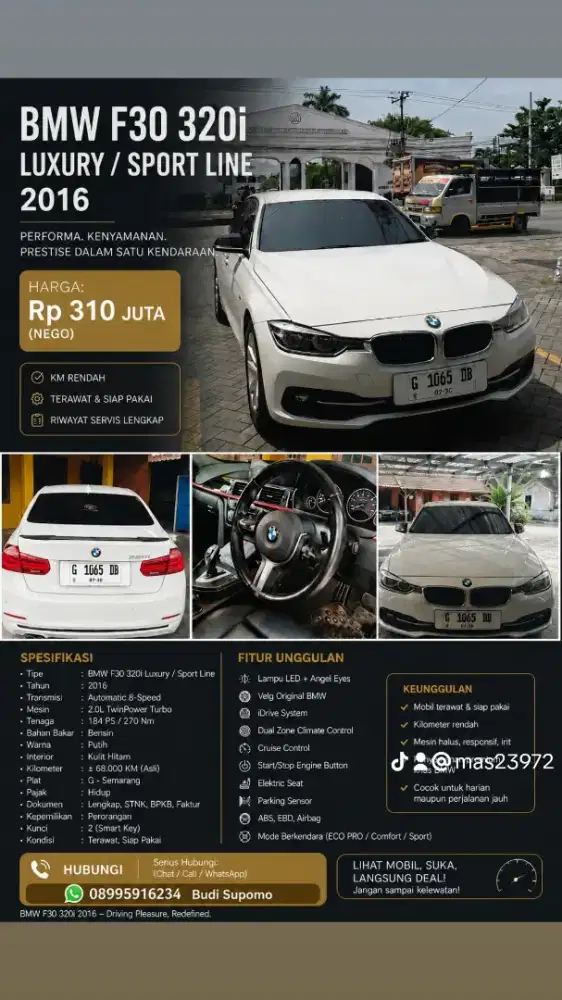 JUAL BMW LUXURY SPORT 2016