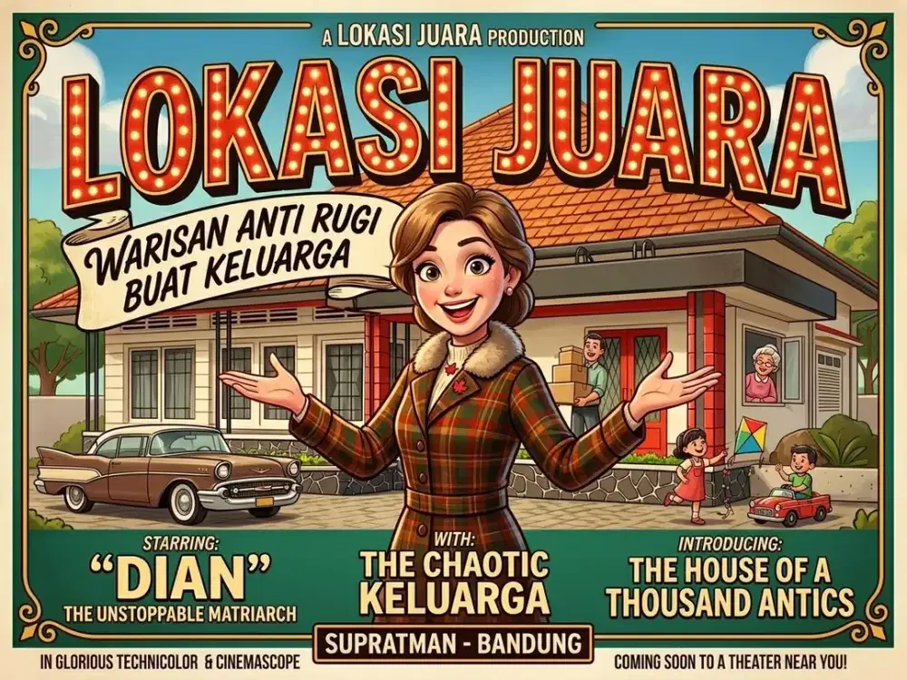 JUAL RUMAH DI JL. SUPRATMAN, CIHAPIT, BANDUNG KOTA.