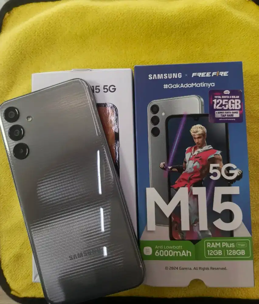 Samsung M15 5g Nfc ram 6/128 lecet pemakaian