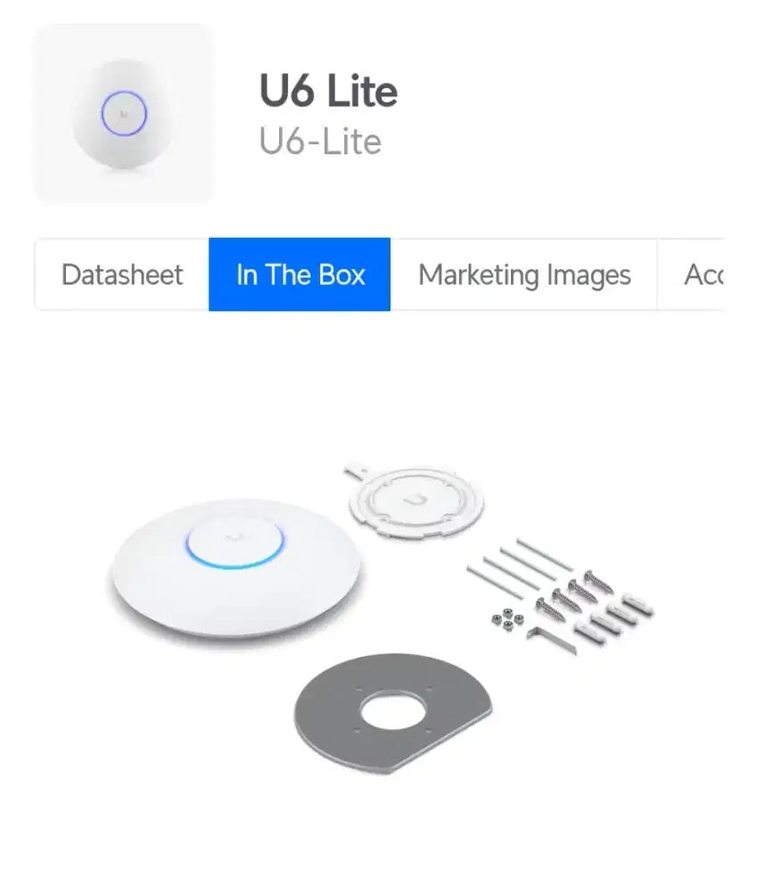 Ubiquiti UNIFI 6 LITE Wifi 6
