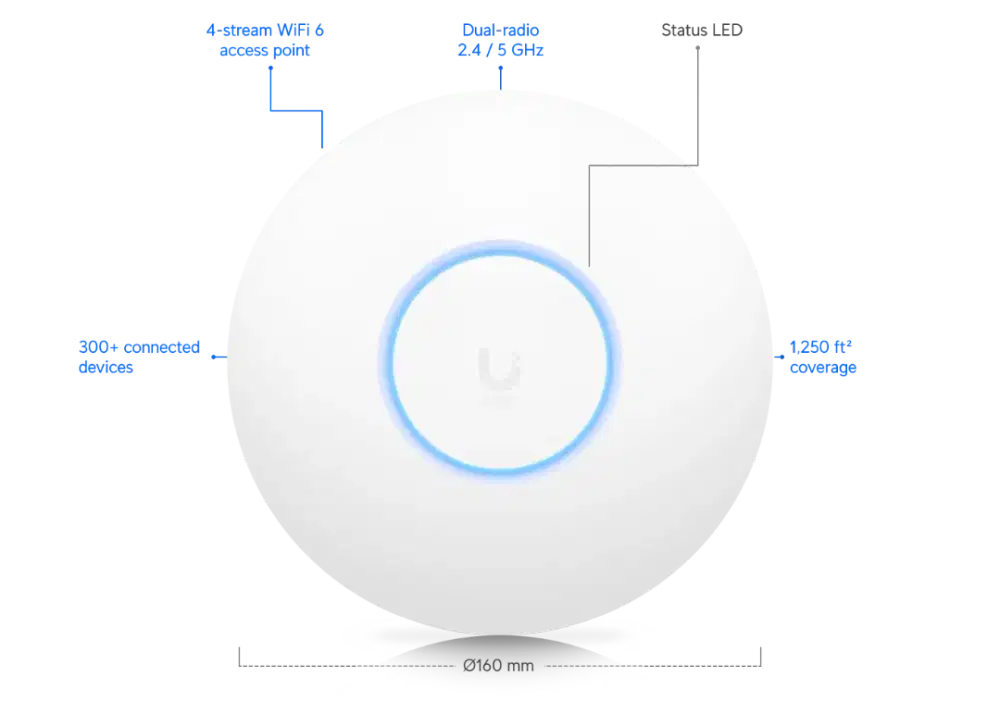 Ubiquiti UNIFI 6 LITE U6 Wifi 6 New Segel