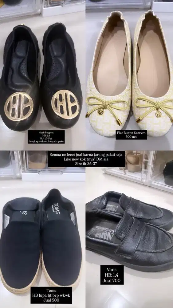 Prelove sepatu like neww