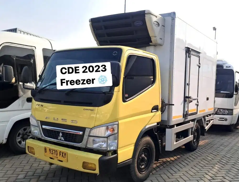 MURAH+banBARU CDE Mitsubishi Coltdiesel engkel FE 71 box freezer 2023