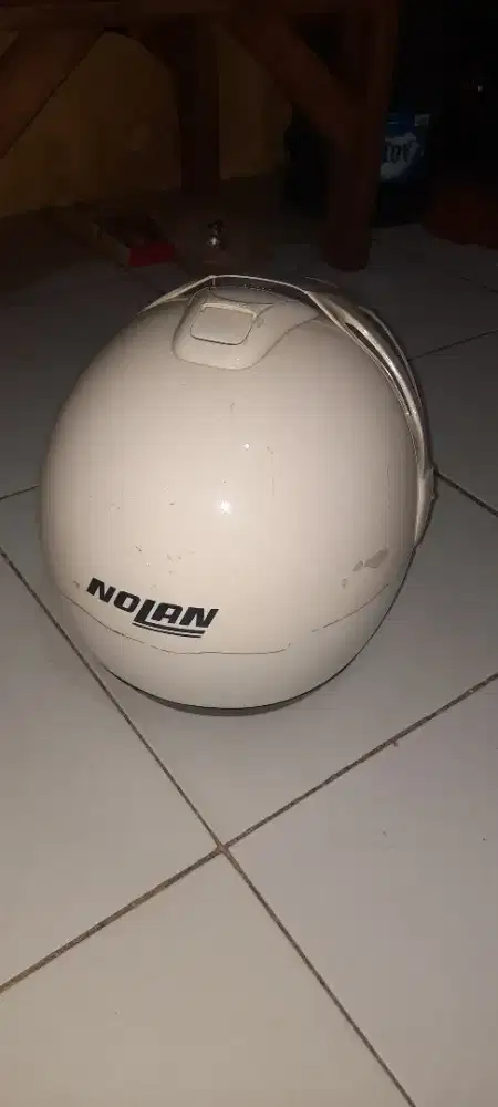 Helm Nolan Half face putih