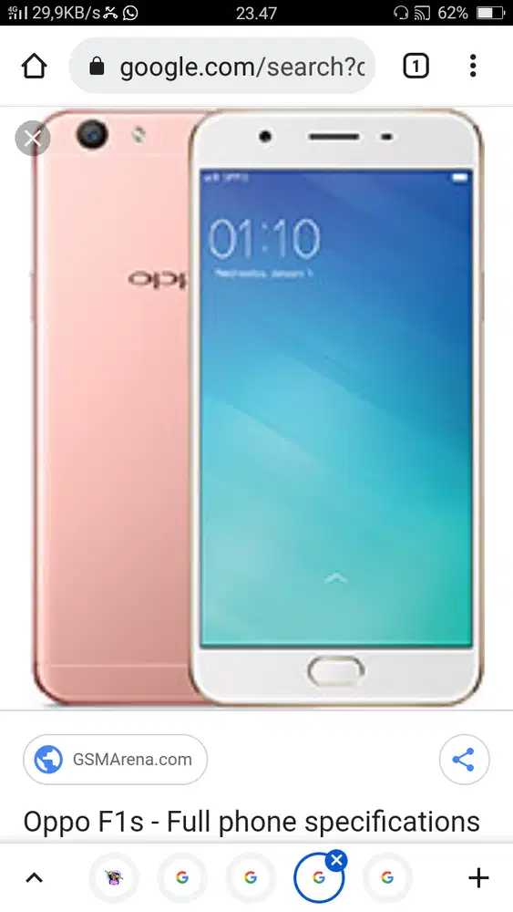 Oppo F1s ram 3gb mulus .normal