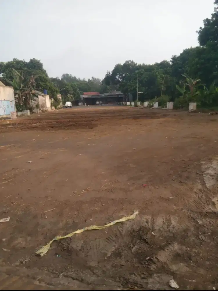 Di jual tanah siap bangun, luas 2023 m2, pinggir jalan raya