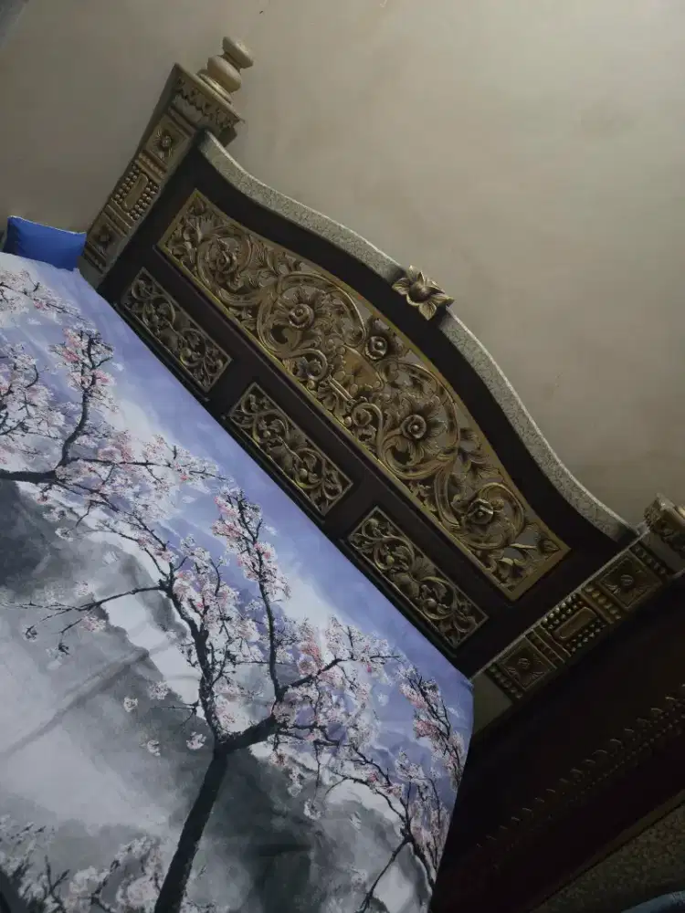 Dipan Kayu Jati Asli ukuran 180