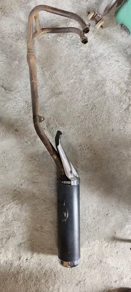 Knalpot standar ninja karbu 250