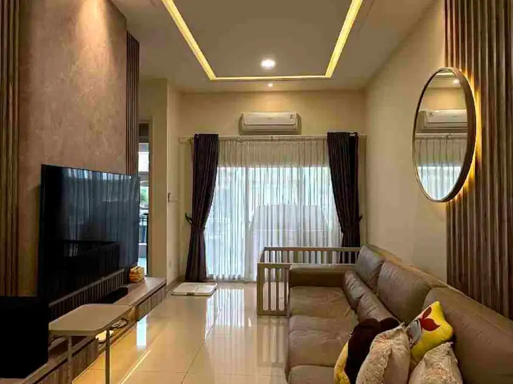 Dijual Rumah Full Furnished Cluster Flamingo The Springs Gading Serpong