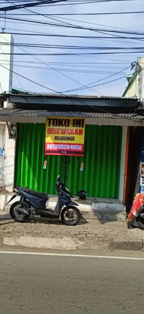 Dikontrakkan toko pinggir jalan Raya utama Ciledug