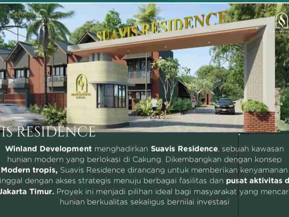 rumah baru modern tropis hanya 857 juta di pulo gebang cakung Jakarta timur