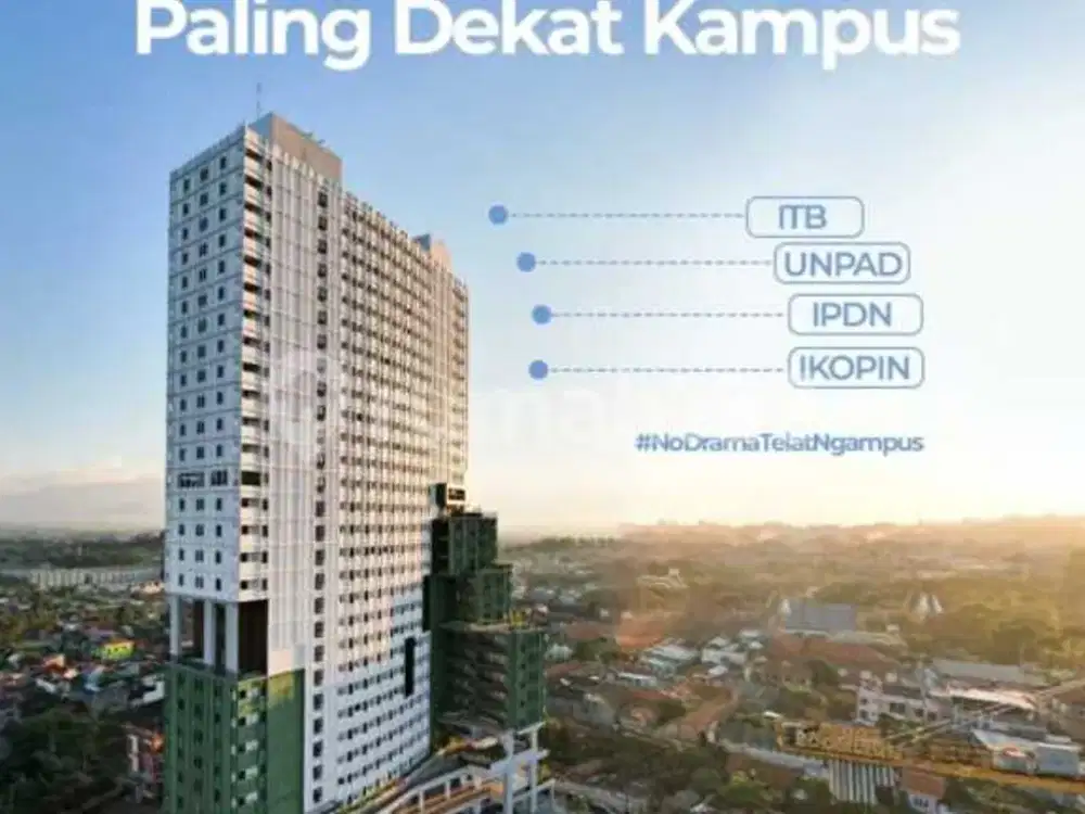 Apartemen Baru Louvin Type Studio View ke Kampus