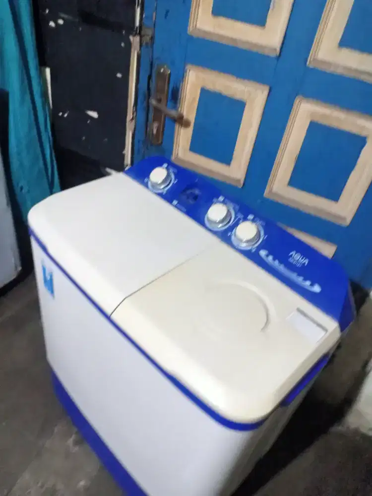 Jual mesin cuci AQUA kapasitas 8kg mesin ori normal bisa diantar