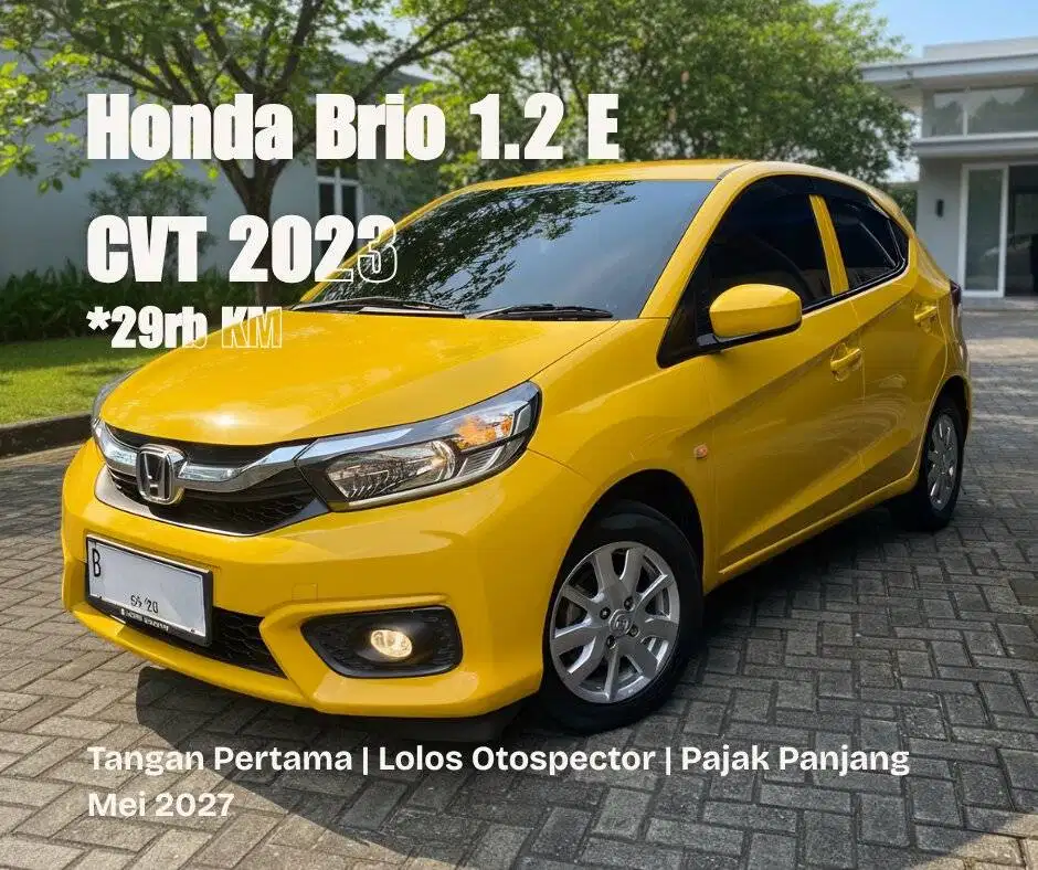Dijual Honda Brio 1.2 E CVT 2023