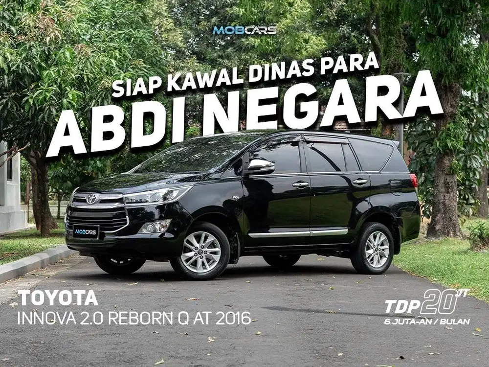 GARANSI MESIN 2 TAHUN INNOVA Q 2.0 AT 2016 INNOVA REBORN BENSIN MATIC