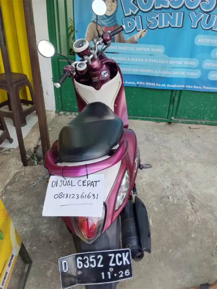 Dijual cepat Yamaha fino 2016 BU